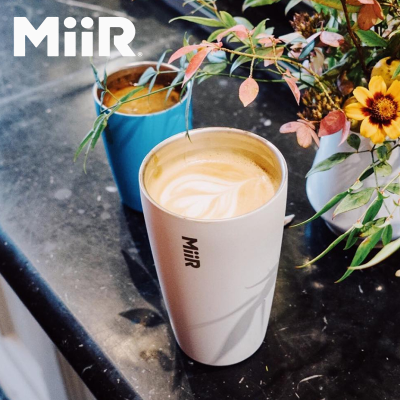 美国MiiR保温咖啡杯不锈钢户外露营随手便携式桌面水杯蓝瓶子联名