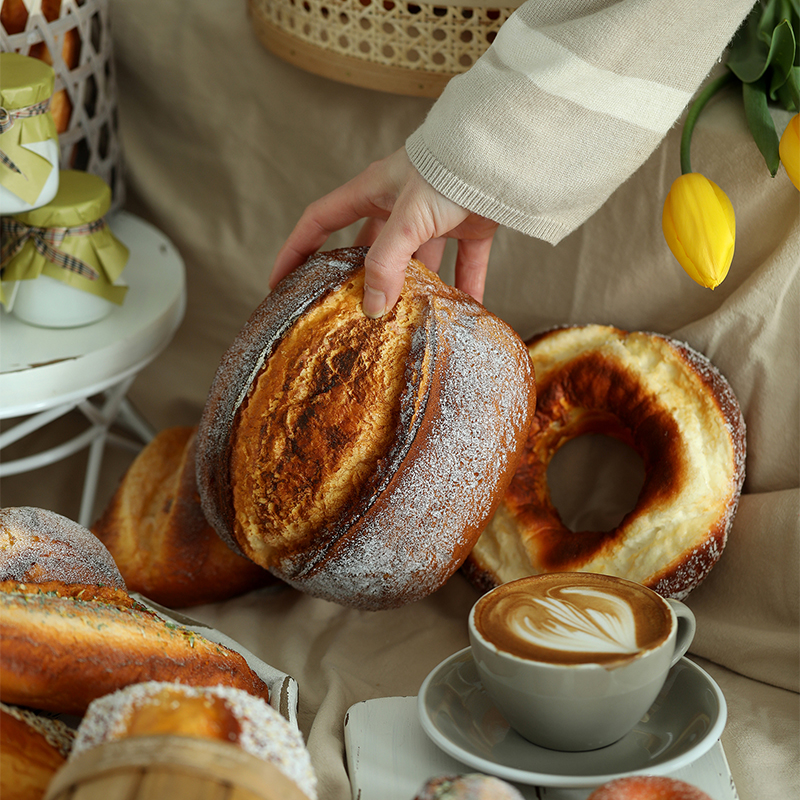 欧包模型美食摄影道具 样板间厨房软装摆件仿真面包 烘焙店假糕点