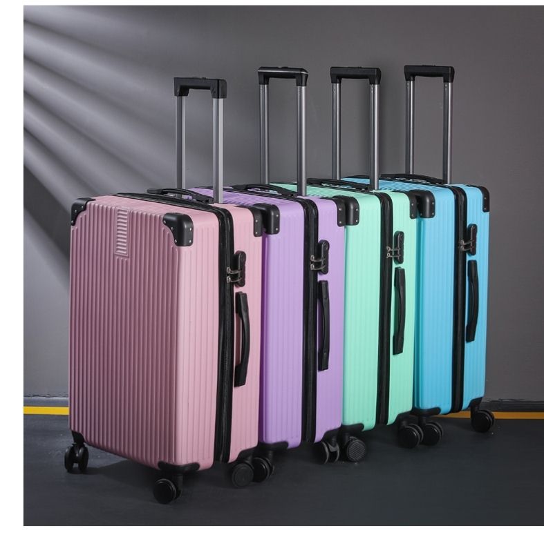 长时间静音26寸旅游万向轮白色可爱大中学生时尚行李箱出门紫色