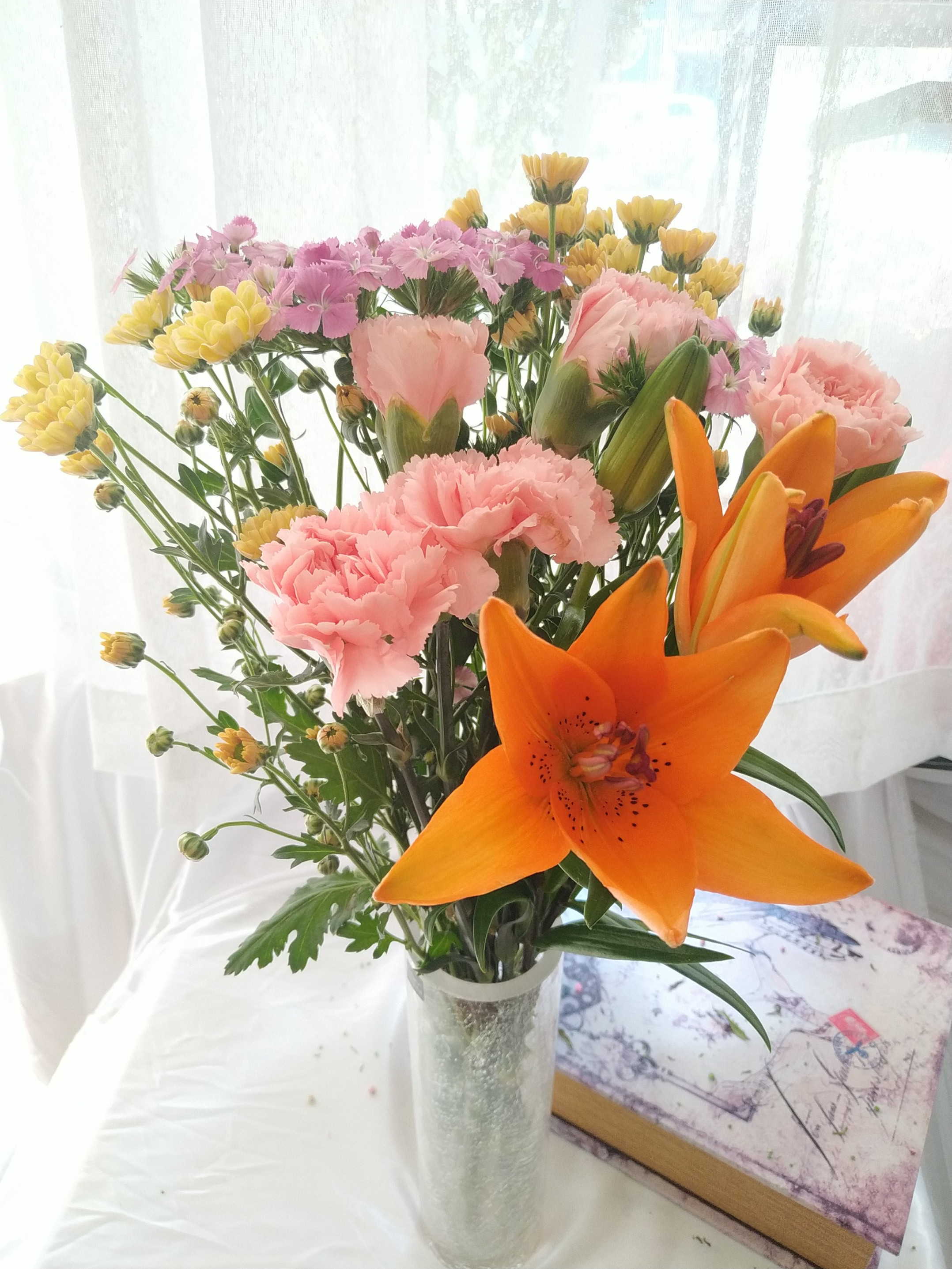 生活办公室鲜花装饰包月每周一花混搭花材辽宁东北三省鲜花速递