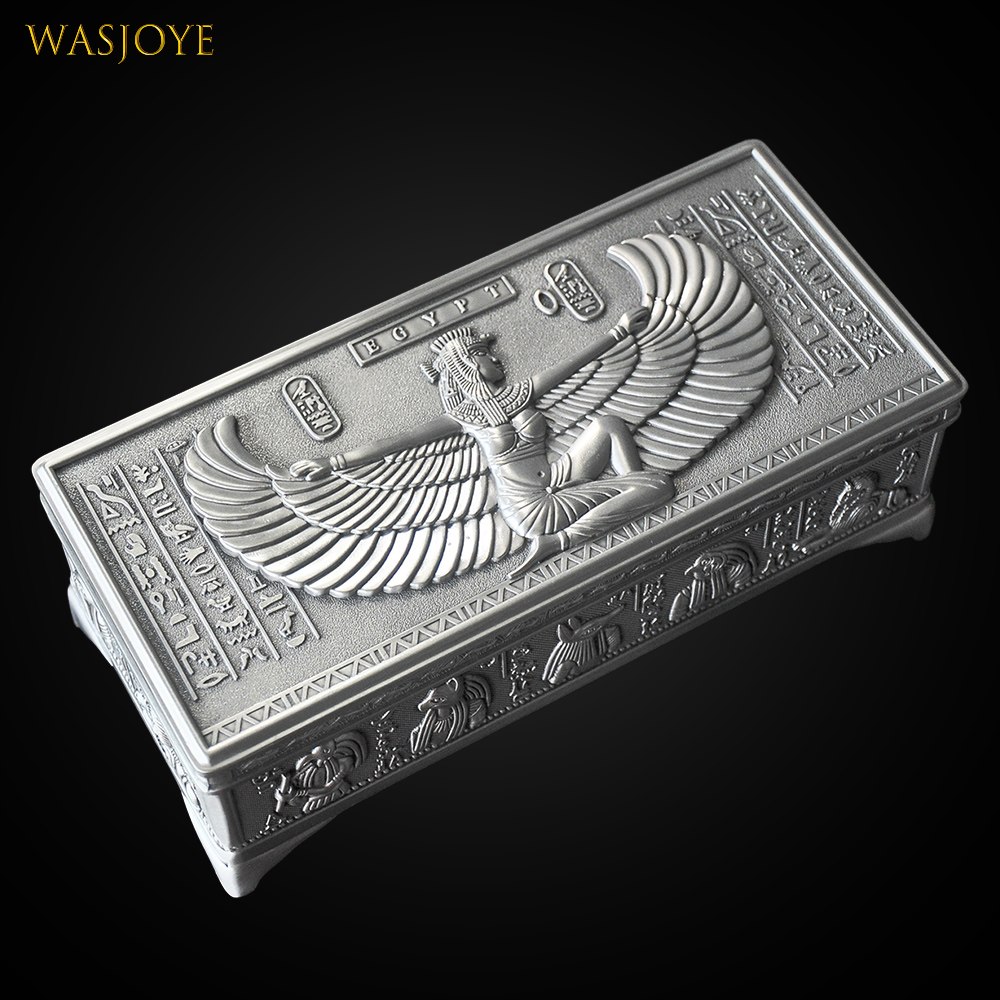 Wasjoye古埃及神秘复古欧式公主首饰盒大号珠宝戒指盒饰品收纳盒