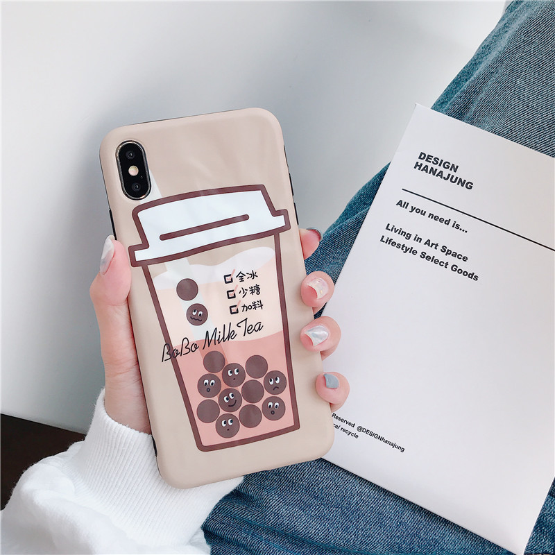 珍珠奶茶手机壳iphone