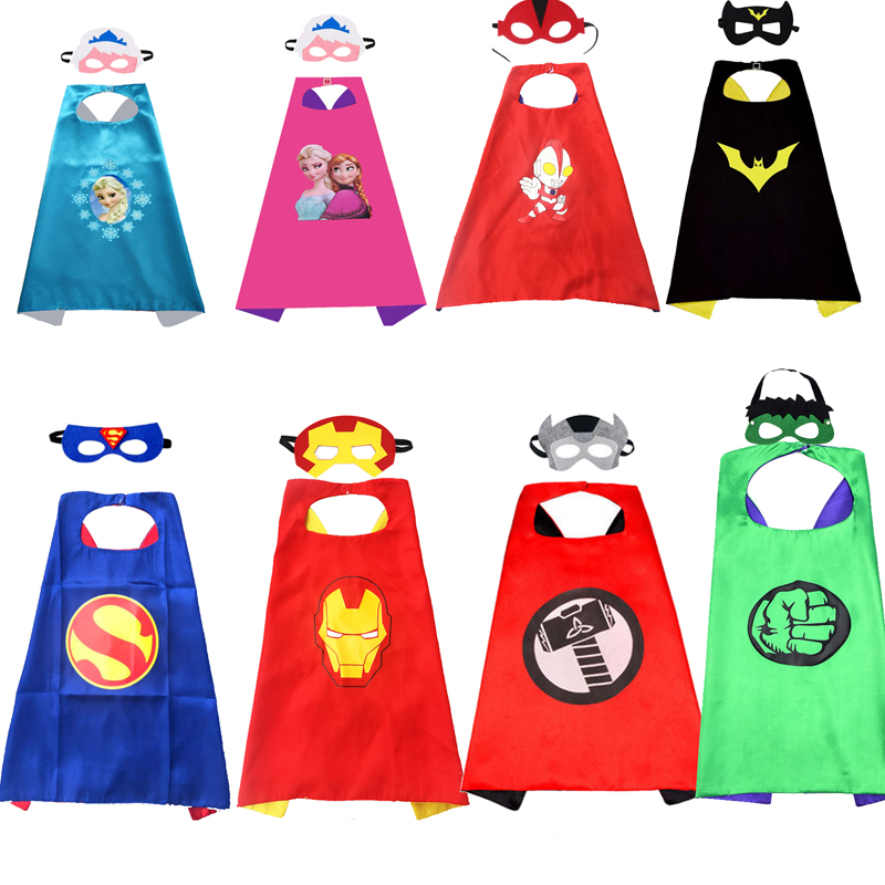 儿童节披风蜘蛛服装侠套装玩具面具奥超人特曼斗篷男童女童演出服