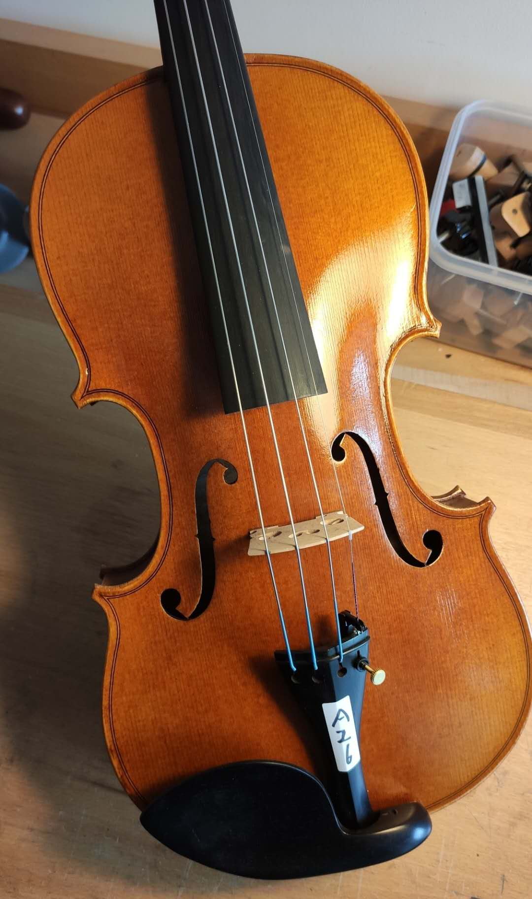 成都鸣弦提琴 手工制作小提琴 4/4国料精品独板 轻仿古油性漆