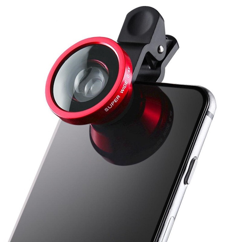 微距镜头专业级超高清手机手拿外置摄像头通用拍照广角微距二合一
