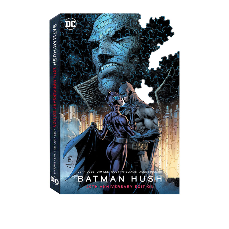 预售 英文原版 Batman: Hush 20th Anniversary DC漫画 蝙蝠侠：缄默20周年纪念版 精装豪华版 绘本故事小说 草图、人物设计