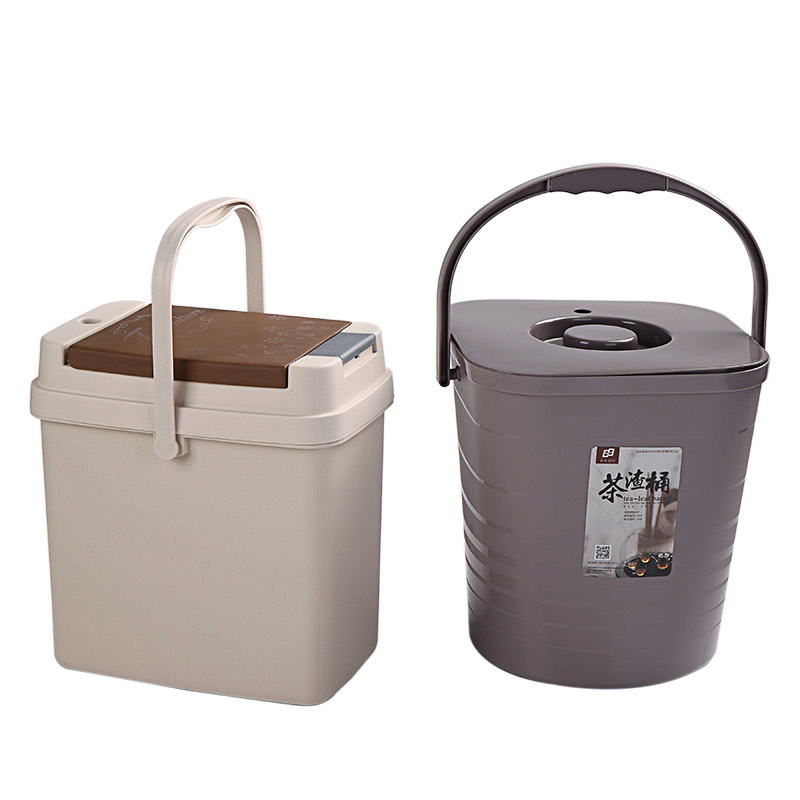 笔顺茶渣桶排水桶接水废水桶茶叶垃圾桶功夫茶具配件小茶水桶家用