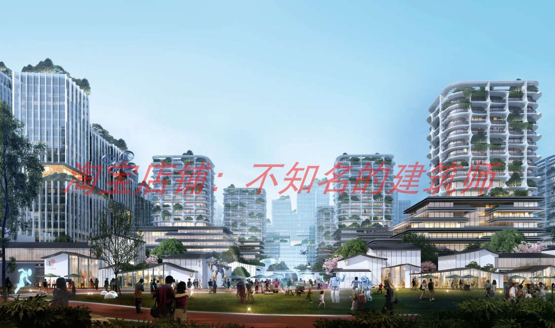 【GAD】杭州之江未来社区项目建筑方案文本66页 2020.12