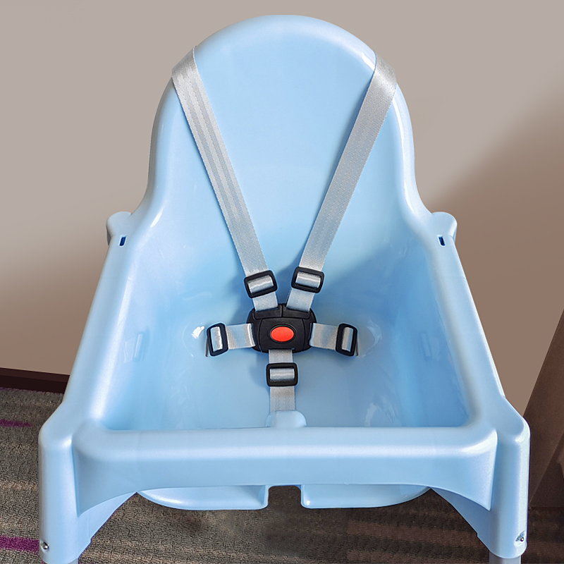 适用宜家餐椅安全带通用五点式宝宝便携椅固定带儿童吃饭绑带配件