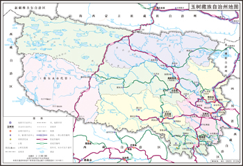 青海省玉树藏族自治州地图行政区划水系交通公路卫星地形地势村乡