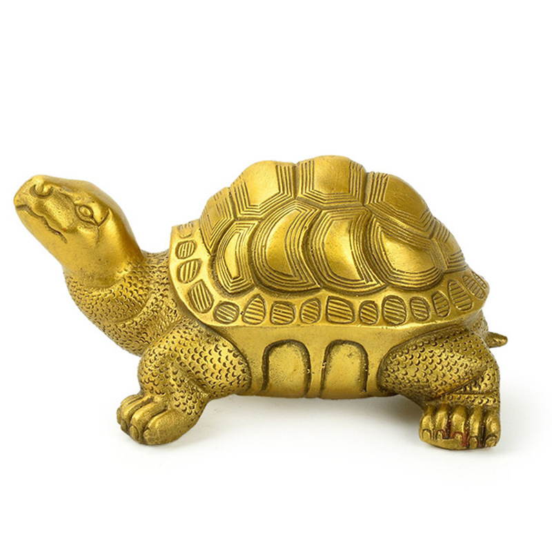 新品铜龟黄铜龙龟长寿龟金钱龟八卦龟书房办公室装饰品桌面摆件