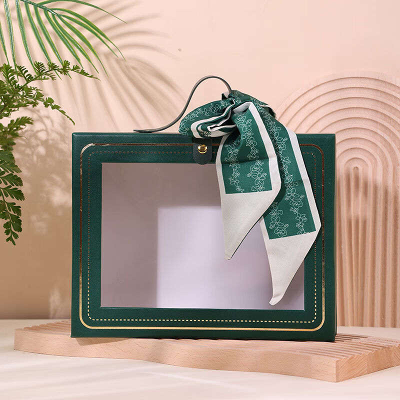 生日礼物盒高级端午节礼品盒透明开窗礼盒空盒子伴手礼盒小众精致