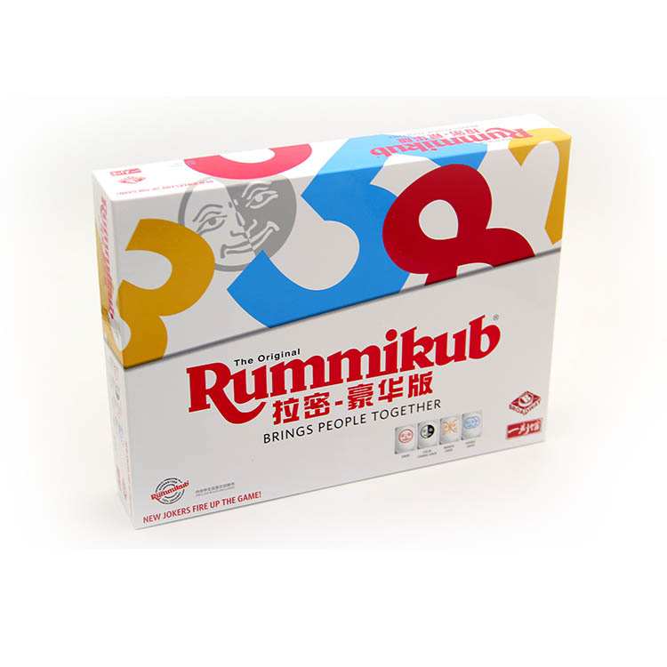 正版桌游Rummikub拉密/以色列麻将 休闲聚会桌面游戏豪华版中文版