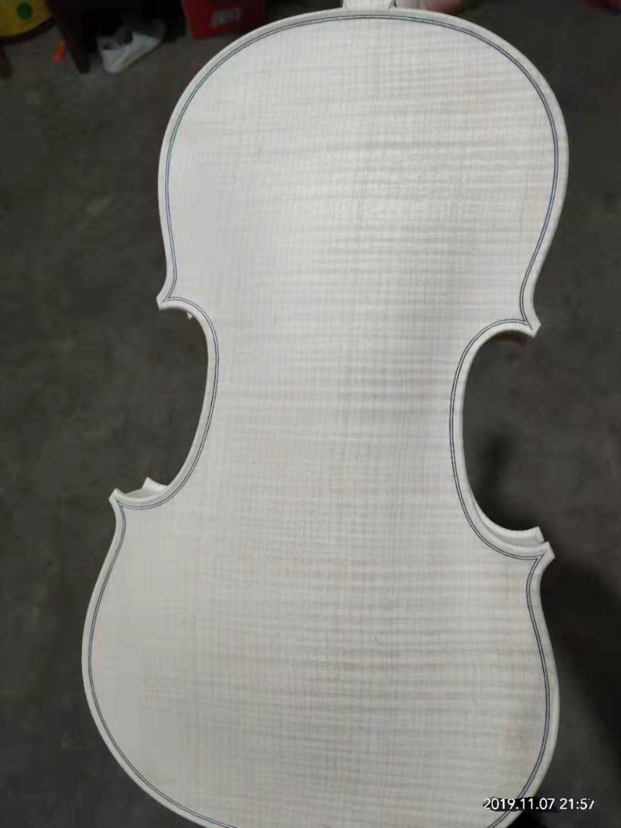 小提琴欧料独板白茬  白坯独板小提琴   手工制作  4/4  工艺精美