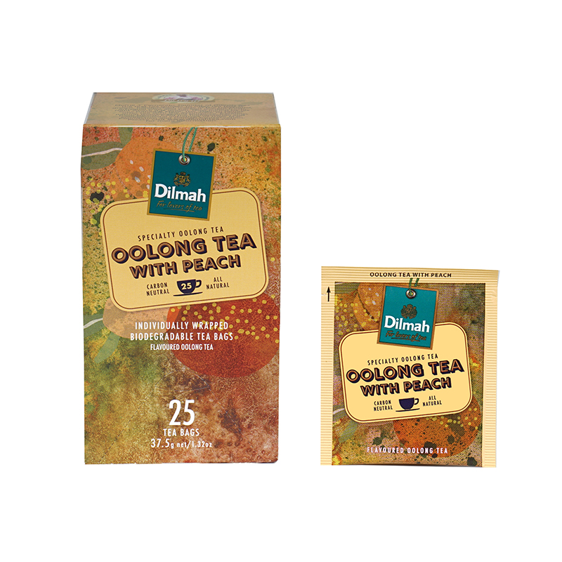 Dilmah迪尔玛茶包蜜桃乌龙25片装红茶绿茶果味茶已过期仅用于除味