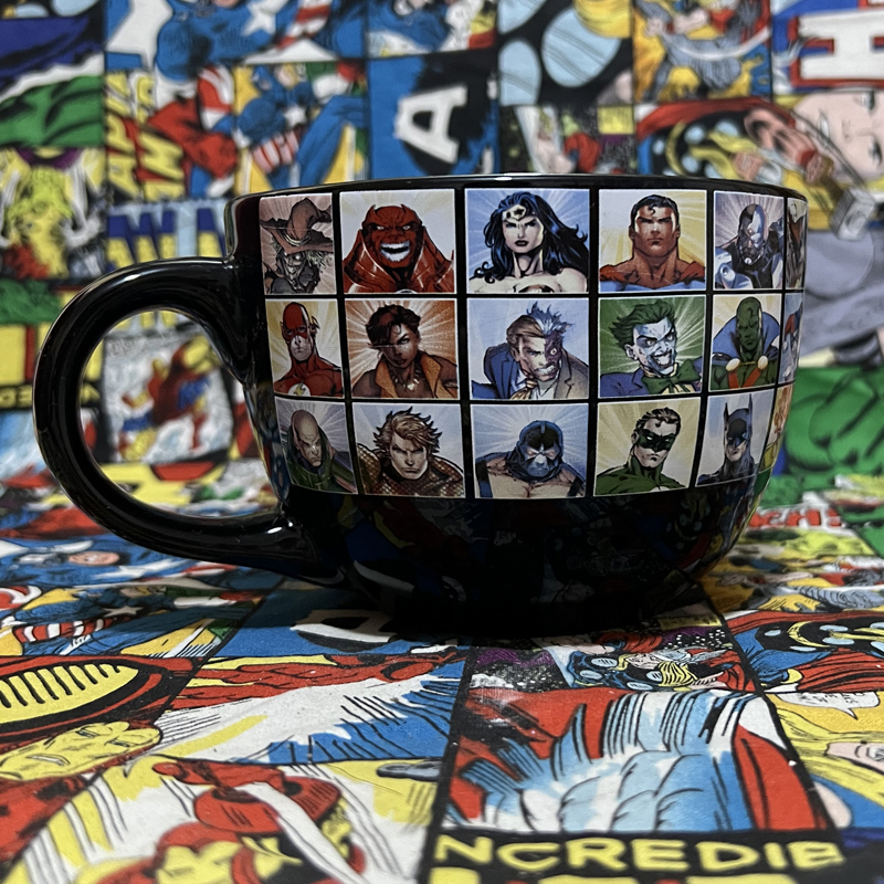 DC漫画全系列人物正反派九宫格头像餐具水果碗实用家居泡面麦片碗