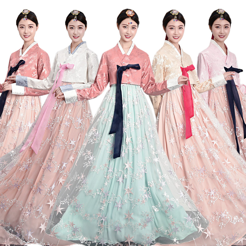 2024韩服表演服饰女传统民族舞台礼服大长今服朝鲜族舞蹈演出服装