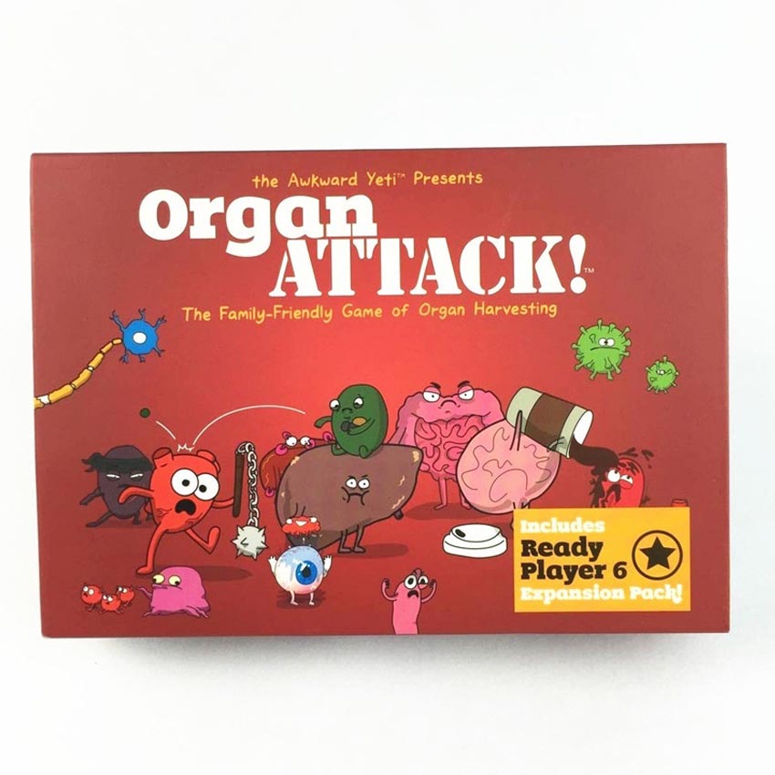 器官攻击Organ ATTACK! 时尚纸牌游戏派对家庭俱乐部桌游卡牌游戏