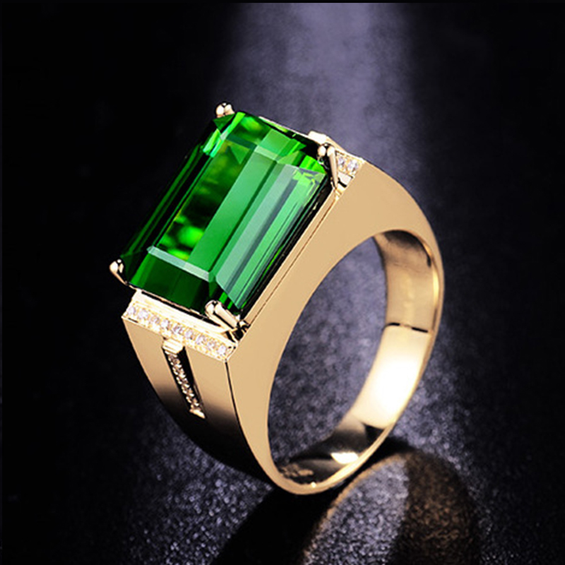绿宝石戒指男士
