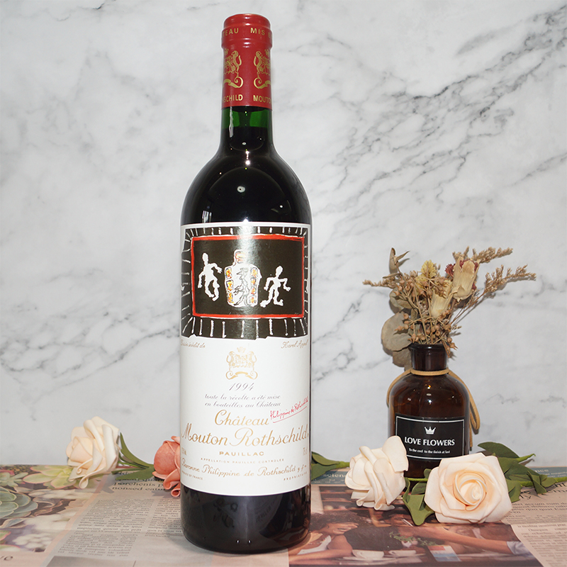 法国名庄原瓶装进口红酒1994木桐庄园收藏红葡萄酒Chateau Mouton