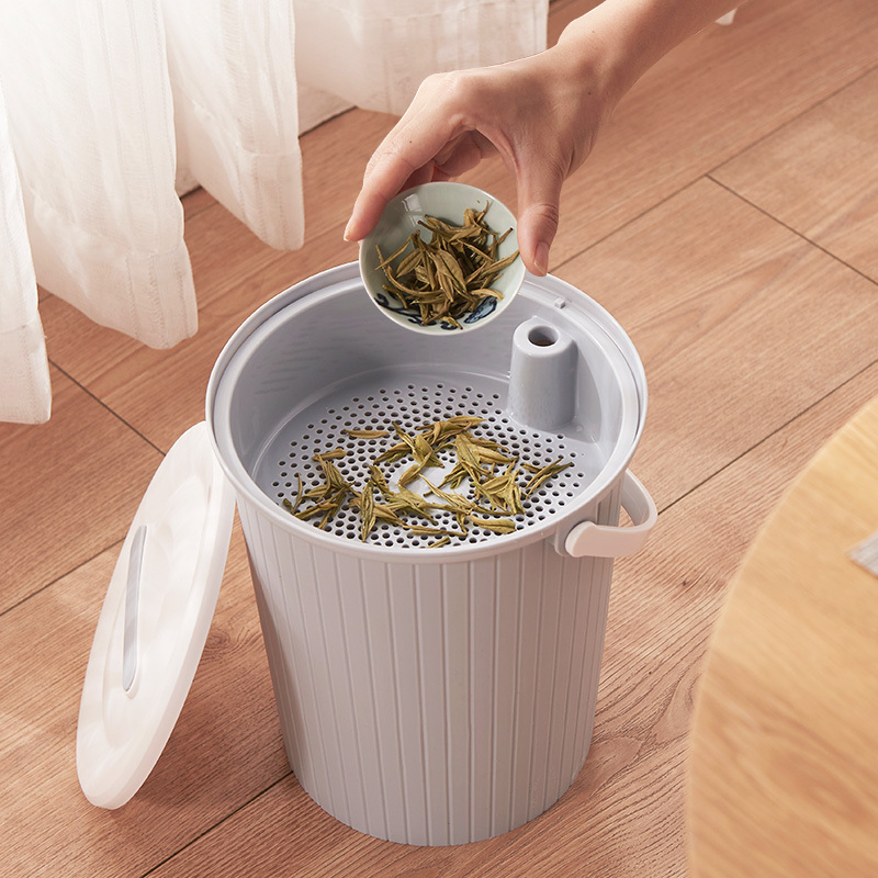 茶水桶废水桶茶渣桶功夫茶具配件茶台泡茶叶专用排水接水垃圾桶