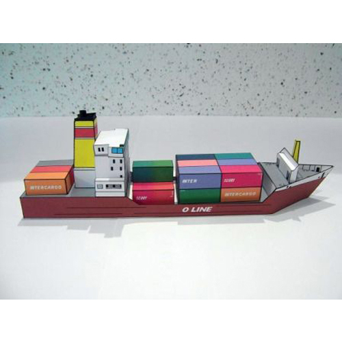儿童手工折纸DIY拼装立体益智3D纸质模型制作仿真游轮轮船船模