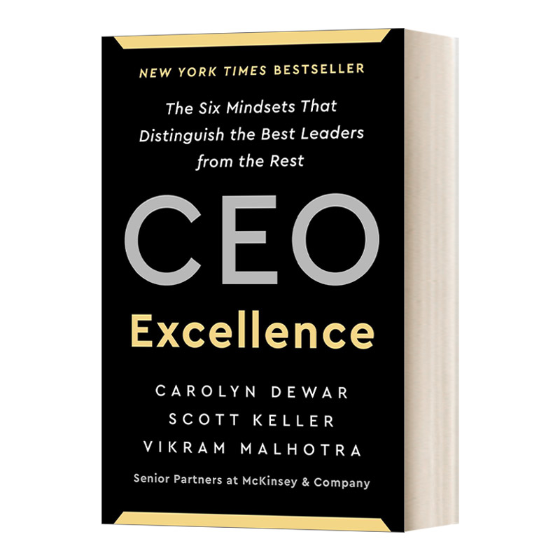 英文原版 CEO Excellence 卓越的CEO 区分优秀领导者的六种思维模式 精装 英文版 进口英语原版书籍