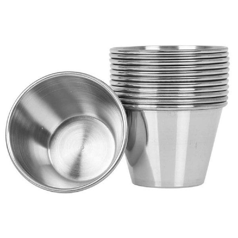 Reusable Stainless Steel Condiment Sauce Cups Appetizer
