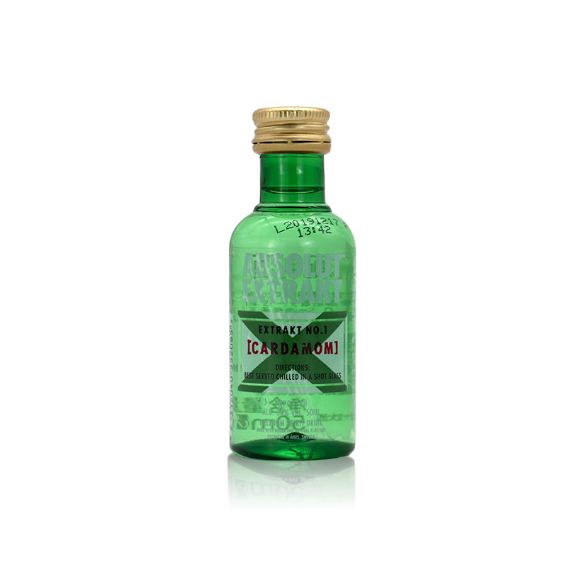 绝对 X 伏特加 50ml小酒版塑料瓶迷你酒伴伴手礼礼品摆件进口洋酒