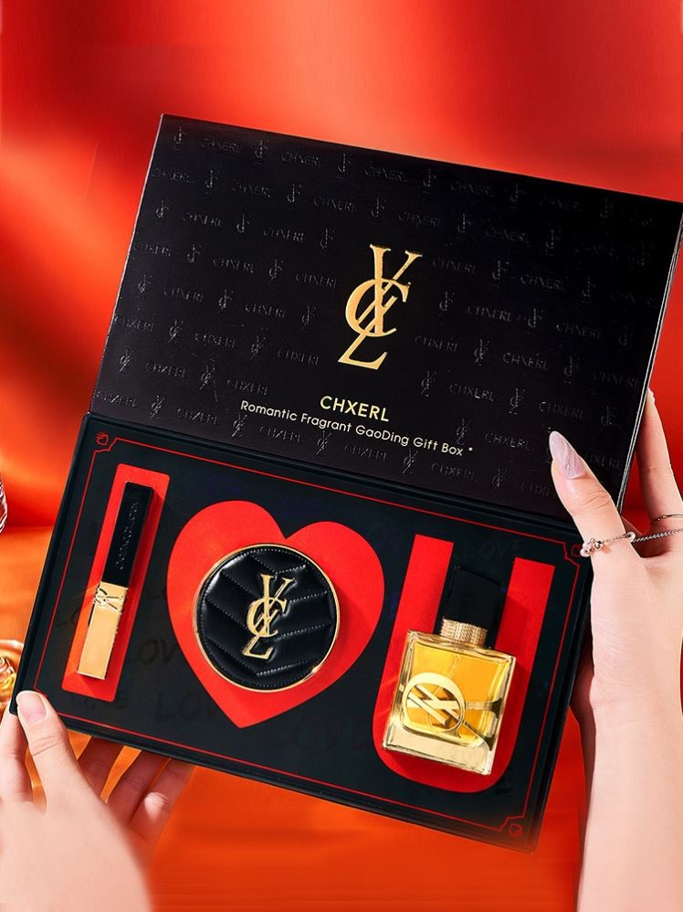 新年限定小金条口红香水套盒礼盒套装送女朋友女生日礼物实用大牌