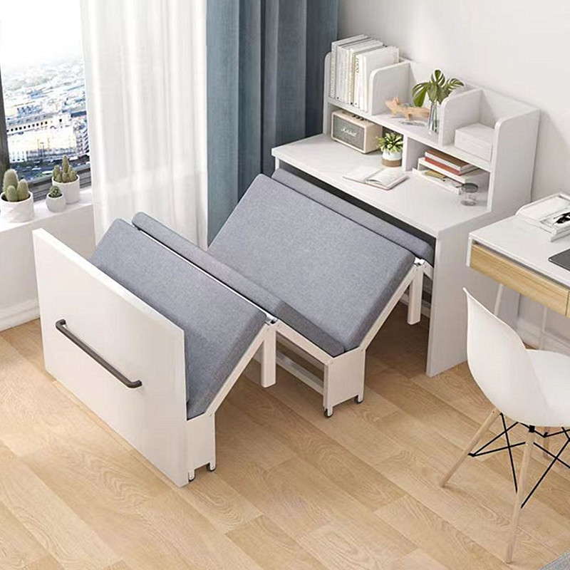 隐形折叠床家用小户型可伸缩入柜折叠床单人书房隐藏床衣柜一体式