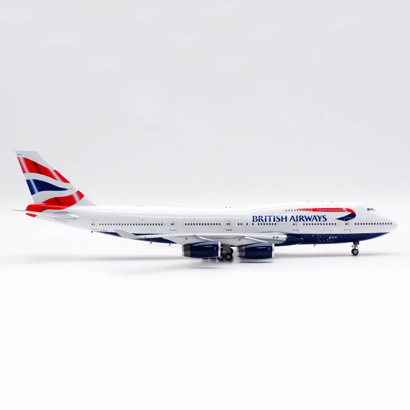 /-Models1:200飞机模型合金英国航空波音B747-436G-BNLX