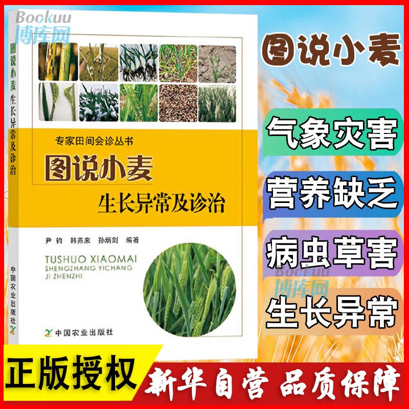 图说小麦生长异常及诊治农作物种植小麦苗种植病虫害防治书小麦玉米种植技术农业种植技术大全书