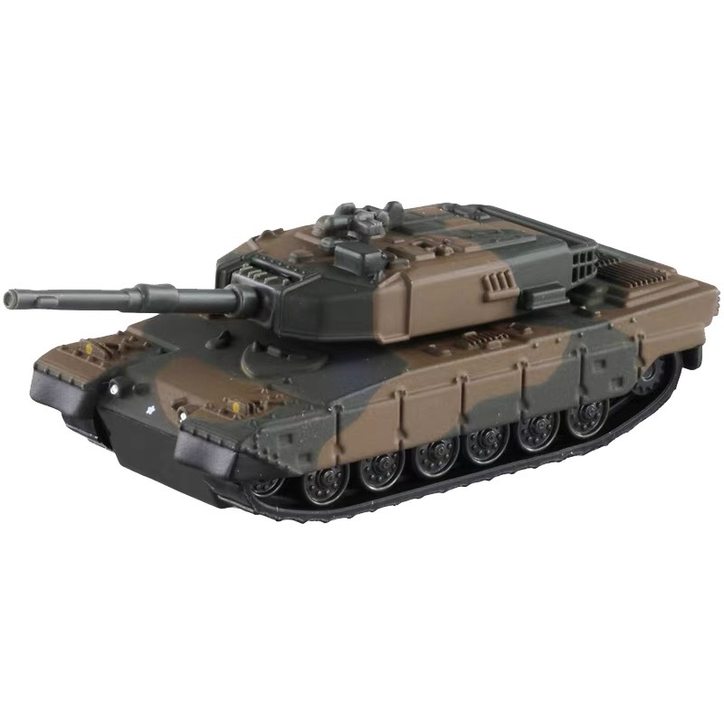 TOMY多美卡黑盒旗舰版合金车模TP03号自卫队90式装甲车坦克824282