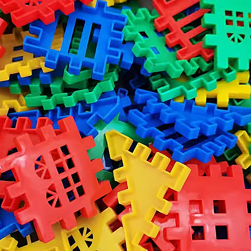 散装房子积木大号方块儿童塑料组拼装幼儿园早教玩具