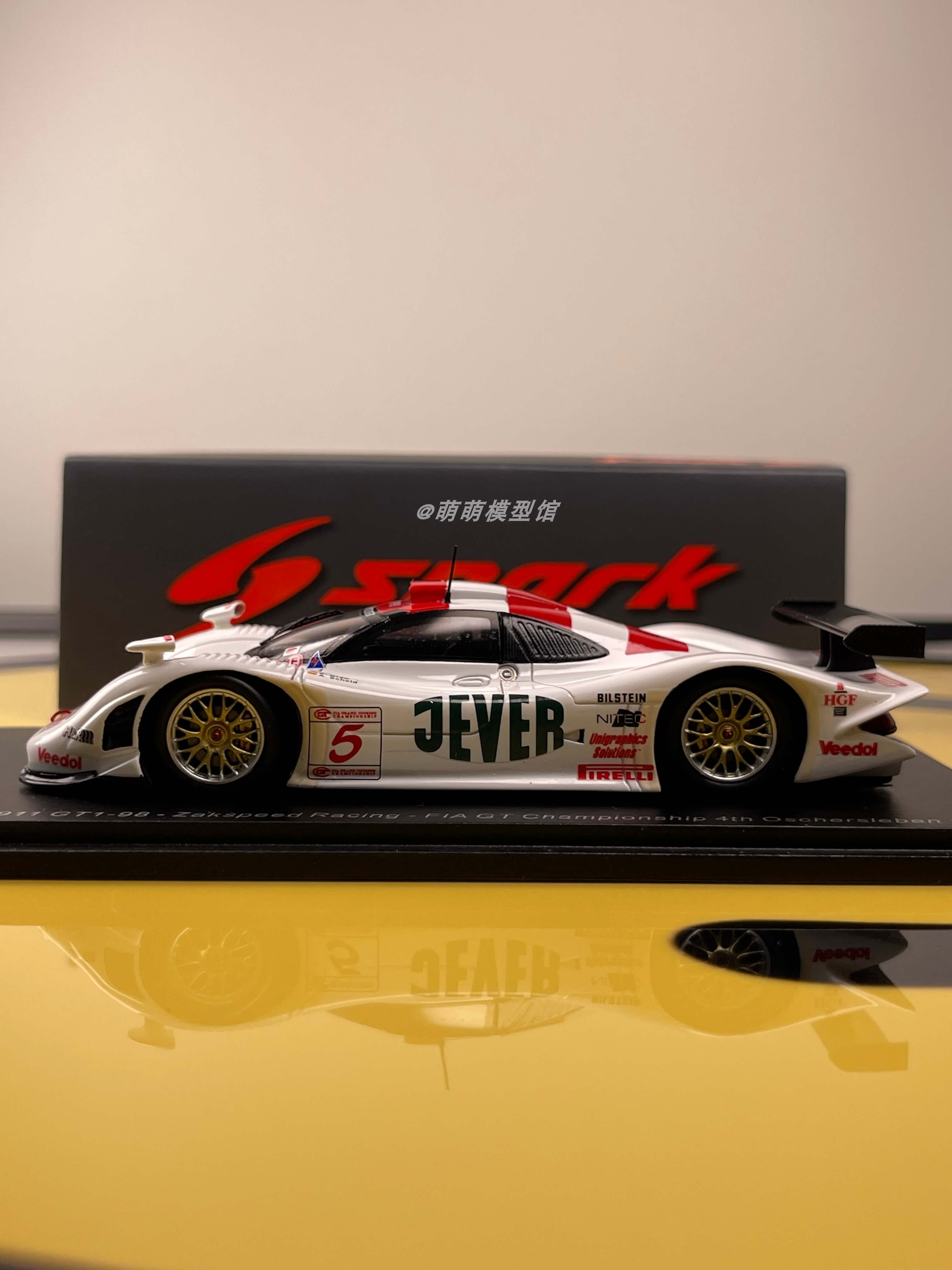 Spark 1:43 保时捷 911 GT1 98 积发啤酒超跑锦标赛 德国车模礼物