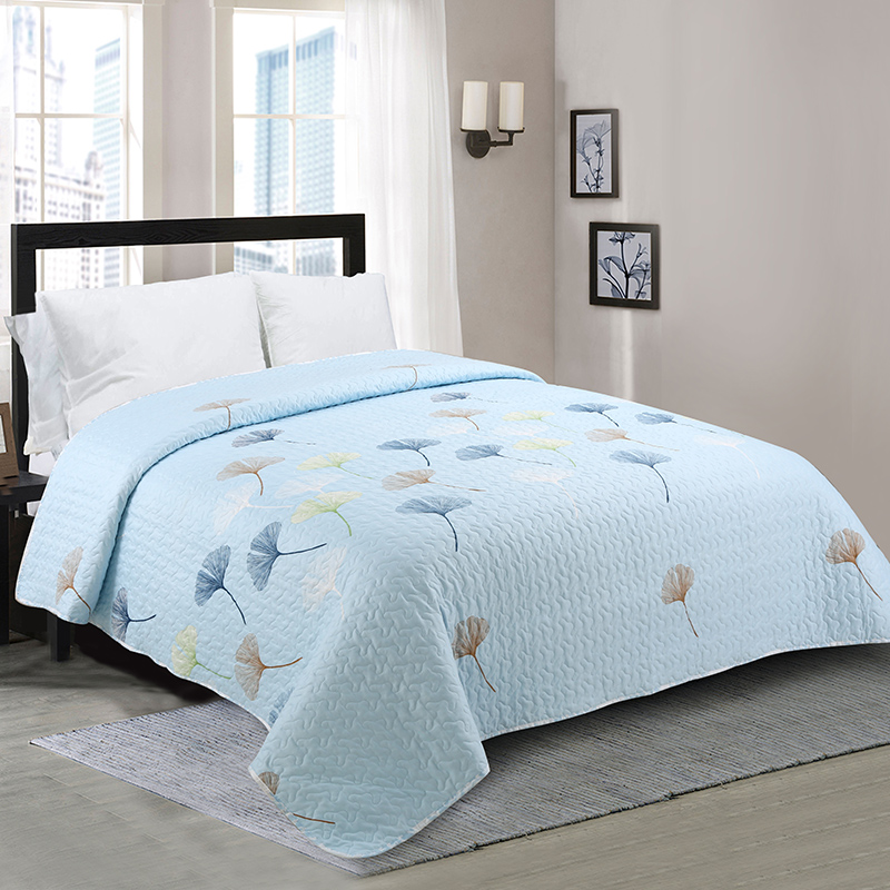 特价绗缝被四季通用水洗涤纶双面可用多功能床盖夹棉床单铺沙发垫