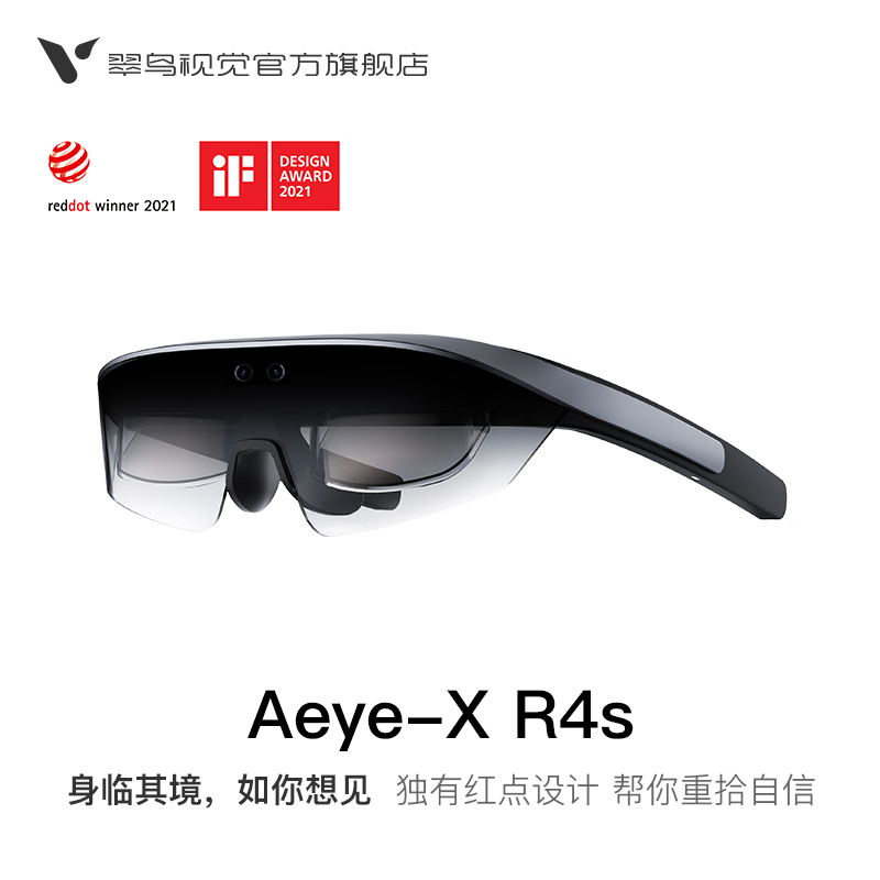 翠鸟视觉 慧眼Aeye-X R4S 低视力助视器 盲人弱视头戴式智能眼镜