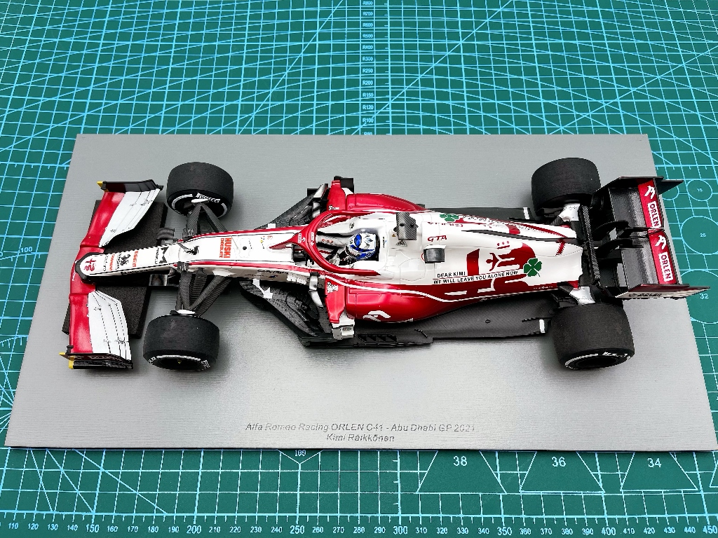 全新 SPARK F1 车模 1/18 2021 C41 莱科宁 阿布扎比