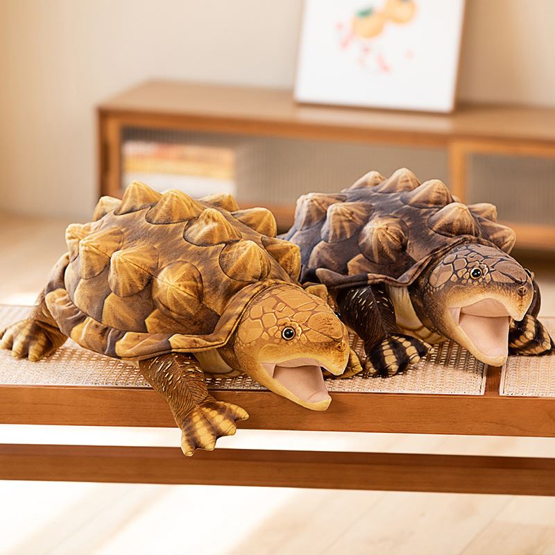 仿真鳄龟公仔D毛绒玩具可爱鳄龟抱枕男生玩偶睡觉枕头布娃娃礼物