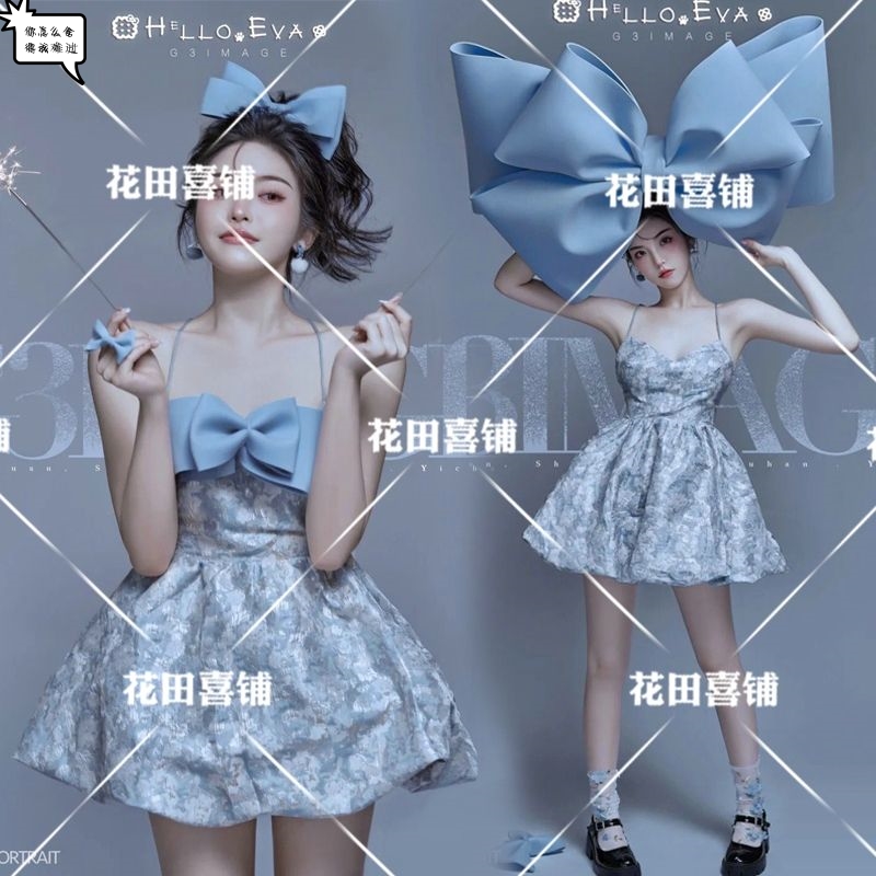 2022生日派对公主写真主题服装韩系唯美画报风少女艺术照摄影服饰