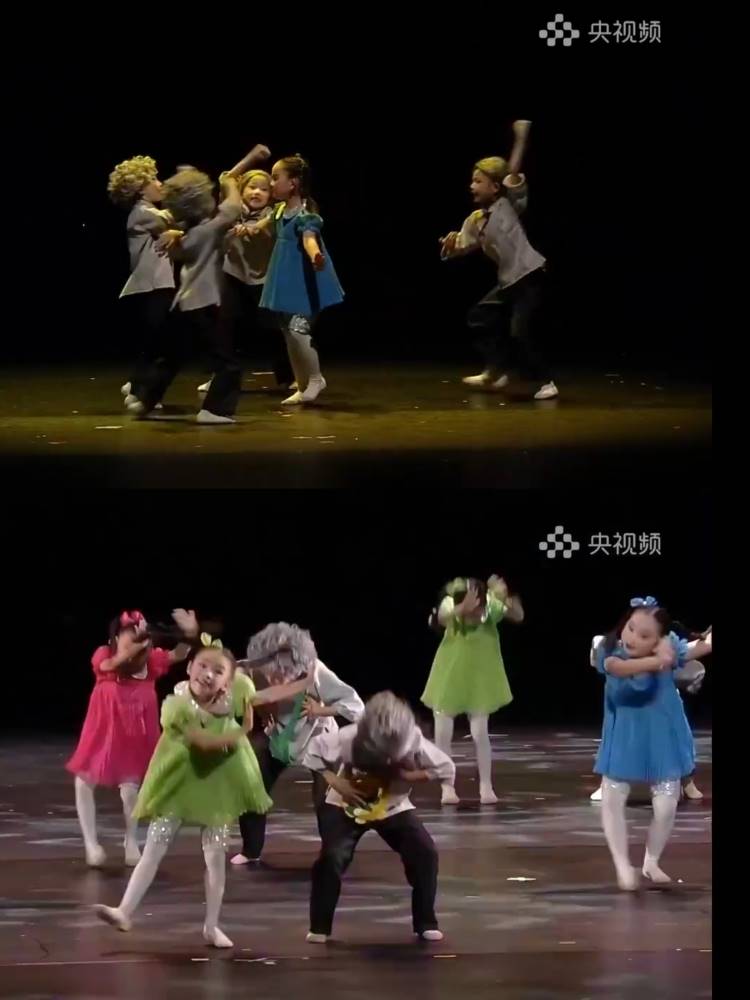 小荷风采舞蹈宝贝上幼儿园了奶奶孙女演出服装接孩子放学剧情舞蹈
