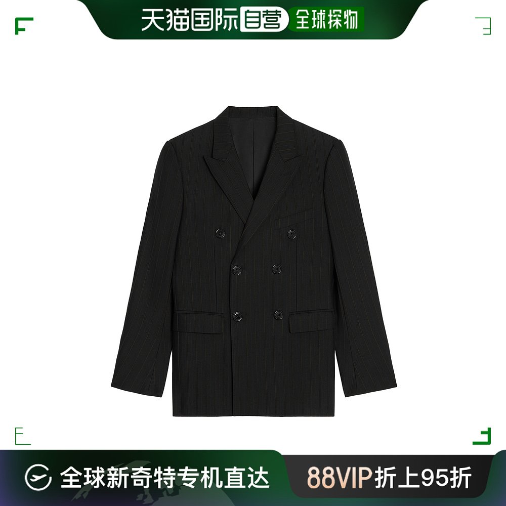 香港直邮Celine 思琳 男士 条纹双排扣西装外套 2V66P876X