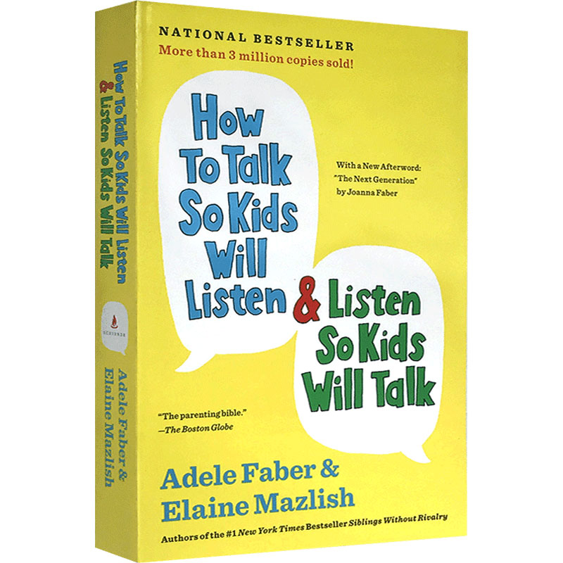如何说孩子才会听怎么听孩子才肯说How to Talk So Kids Will Listen Listen So Kids Will Talk英文原版家庭教育书 英文版进口书