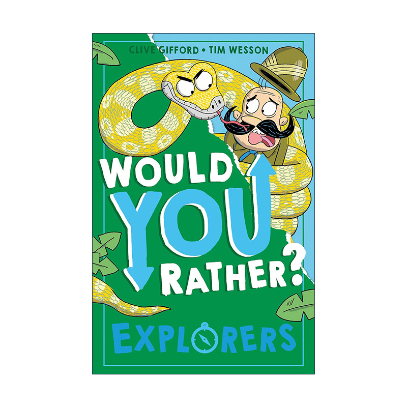 英文原版 Would You Rather Explorers 你怎么选 探险家知识科普 7-10岁儿童插画趣味历史科普书 英文版 进口英语原版书籍