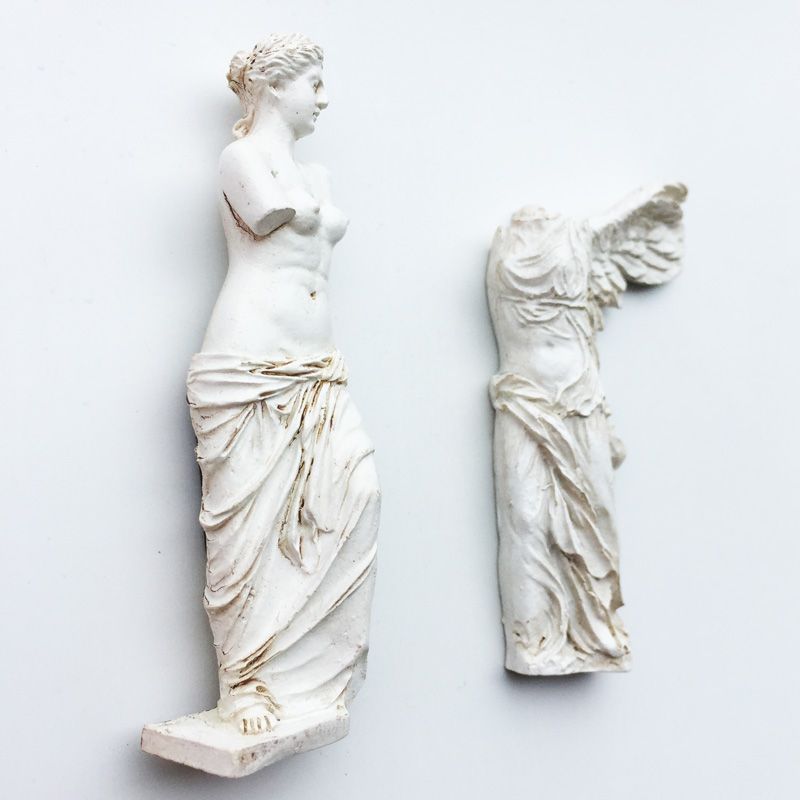 速发法国卢浮宫胜利女神旅游纪念工艺礼品摆饰立体断臂维纳斯雕像