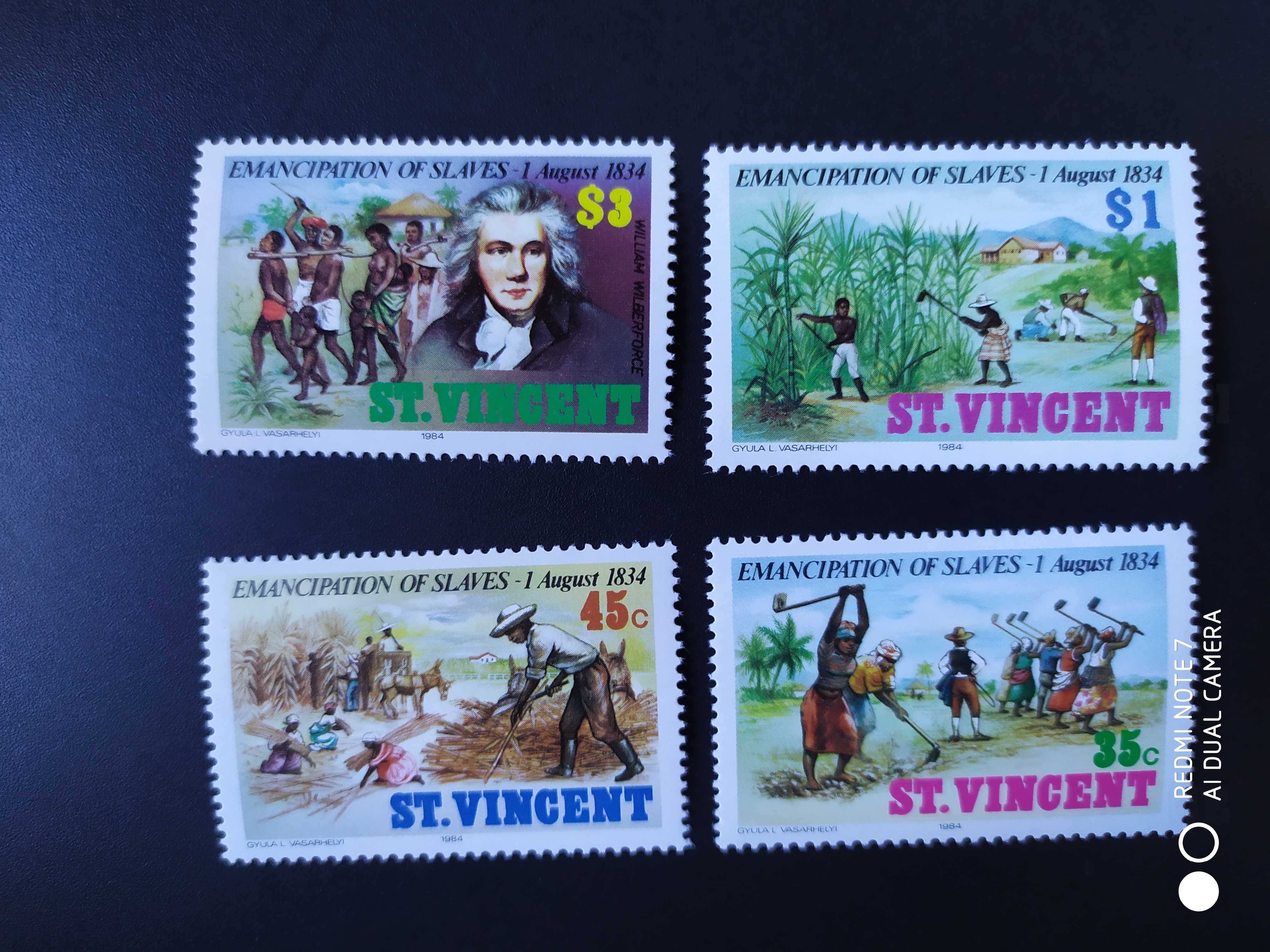 圣文森特1984年蔗糖加工业邮票4全新