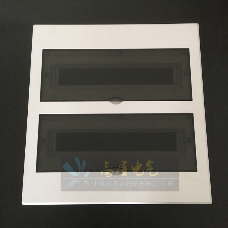 智鑫 时尚型配回箱板p面平板梅兰36电路白色盖板塑料箱盖子双排路