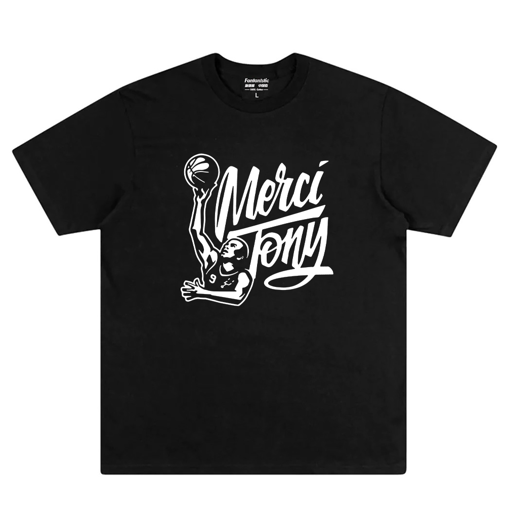 马刺名宿托尼帕克个性印花T恤Tony Parker篮球迷短袖法国小跑车