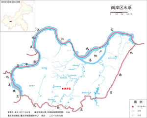 南岸区3 行政区划水系交通地形卫星流域小区村界打印地图定制公路